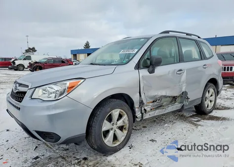 2016 Subaru Forester 2.5I from USA, damaged, VIN JF2SJABC4GH475036